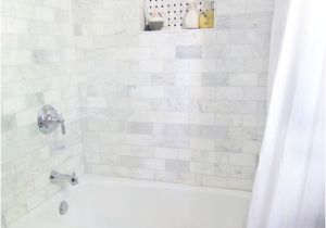 Bathtub Surround with Tile Above Drop In Tub Ideas Transitional Bathroom Emily Hollis