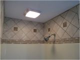 Bathtub Surround with Tile Above Tile Above Fiberglass Tub Shower Enclosure