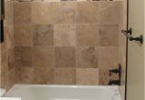 Bathtub Tile Surround Ideas Bathroom Good Looking Brown Tiled Bath Surround for Small