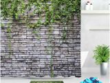 Bathtub Wall Liners for Sale 72" Bathroom Decor Old Brick Wall with Green Ivy Shower