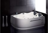 Bathtub Whirlpool Add On Shop Eago Am124 L White Acrylic 6 Whirlpool Corner