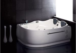 Bathtub Whirlpool Add On Shop Eago Am124 L White Acrylic 6 Whirlpool Corner