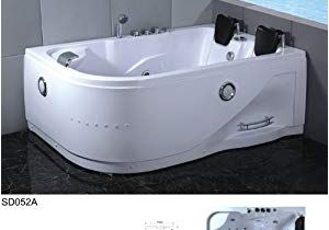 Bathtub Whirlpool toy 71" 2 Person Bathtub White Jetted Whirlpool 12 Massage