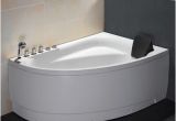 Bathtub Whirlpool toy Eago Single Person Corner 59" X 39 4" Whirlpool Tub