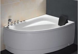 Bathtub Whirlpool toy Eago Single Person Corner 59" X 39 4" Whirlpool Tub