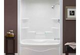 Bathtub with Surround One Piece Mirolin Liberty 60 Inch 1 Piece Acrylic Tub and Shower