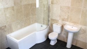 Bathtubs 1500mm 1500mm or 1700mm P Shaped Shower Screen Bath Bathroom