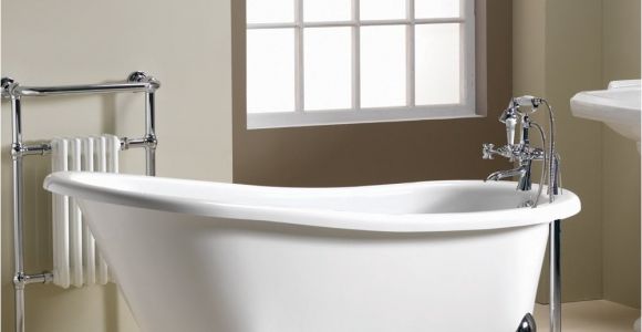 Bathtubs 1600 Iconic Diana Slipper Freestanding Bath 1600 X 740mm