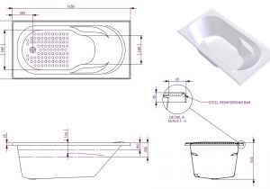 Bathtubs 1650mm 1650mm Modena Bath Specs ats Tiles and Bathrooms