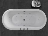 Bathtubs 32 Wide Woodbridge 67" X 32" Whirlpool Water Jetted and Air Bubble