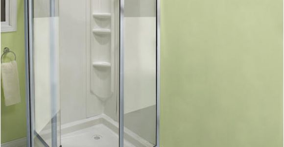 Bathtubs 38 Maax 38" Summit Neo Angle Shower Kit at Menards
