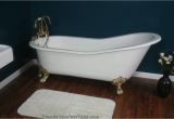 Bathtubs 4 Feet Long 67" Cast Iron Slipper Clawfoot Tub