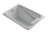 Bathtubs 48 X 32 American Acrylic 48" X 48" soaker Corner Bathtub & Reviews