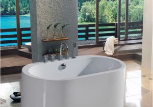 Bathtubs 54 Inches Long Aquatica Purescape 54 75 Inch Freestanding Tub Purescape