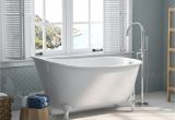 Bathtubs 54 X 30 Cast Iron Swedish Slipper Tub 54" X 30" & Freestanding