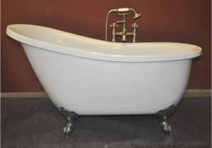 Bathtubs 55 Inch 55" Acrylic Slipper Clawfoot Tub