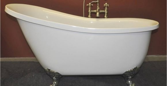 Bathtubs 55 Inch 55" Acrylic Slipper Clawfoot Tub