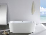 Bathtubs 58 Shop Mandalay 58" X 29" White Oval soaking Bathtub Free