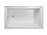 Bathtubs 60 X 30 Acrylic Jacuzzi Lns6030brxxxxw White Linea 60" X 30" Acrylic