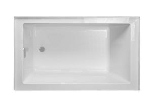 Bathtubs 60 X 30 Acrylic Jacuzzi Lns6030brxxxxw White Linea 60" X 30" Acrylic