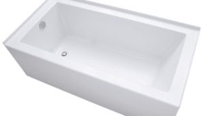 Bathtubs 60 X 30 Acrylic Mirabelle Mirsks6030lwh White Sitka 60" X 30" Acrylic
