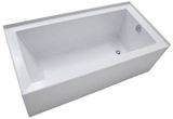 Bathtubs 60 X 30 Mirabelle Mirsks6030rwh Sitka 60" X 30" Acrylic soaking