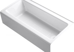 Bathtubs 60 X 34 Kohler K 838 0 Bellwether White soaking Tubs Tubs