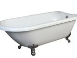 Bathtubs 70 Inches Barclay Beaumont atr70i Wh 70 Inch Acrylic Bathtub with 3