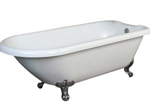 Bathtubs 70 Inches Barclay Beaumont atr70i Wh 70 Inch Acrylic Bathtub with 3