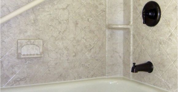 Bathtubs and Walls Bath & Shower Wall Surround with Acrylic Tile & Swanstone