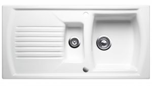 Bathtubs B&amp;q Blanco Setura 1 5 Bowl Ceramic Sink with Reversible