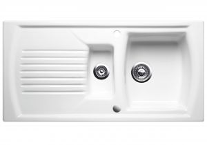 Bathtubs B&amp;q Blanco Setura 1 5 Bowl Ceramic Sink with Reversible