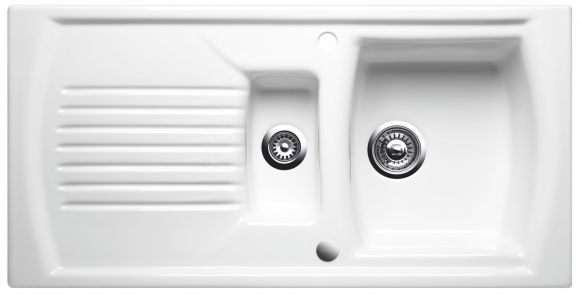 Bathtubs B&amp;q Blanco Setura 1 5 Bowl Ceramic Sink with Reversible