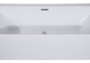 Bathtubs Brands Alfi Brand Ab8858 59 Inch White Rectangular Acrylic Free