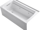 Bathtubs by Kohler Kohler Archer 5 Ft Left Drain Rectangular Alcove