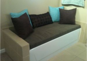 Bathtubs Cover Bathtub Bench Just A Piece Of Plywood and Foam Wrapped