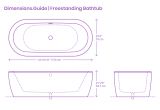 Bathtubs Dimension Freestanding Bathtubs Dimensions & Drawings