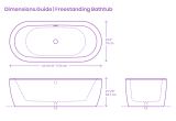 Bathtubs Dimension Freestanding Bathtubs Dimensions & Drawings