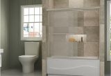 Bathtubs Doors 1 Sunny Shower 60" Semi Frameless 2 Sliding Bathtub Shower