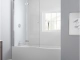 Bathtubs Doors 2 Dreamline Aqua Fold 36" X 58" Hinged Frameless Tub Door