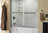 Bathtubs Doors 6 Delta Mandara 60 In X 56 1 2 In Semi Frameless Sliding