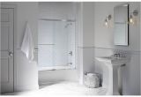 Bathtubs Doors 8 Kohler Revel 59 5 8 In X 55 1 2 In Frameless Sliding Tub