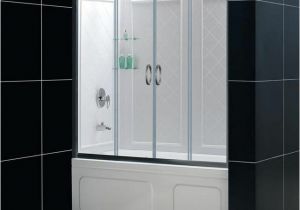 Bathtubs Doors L Dreamline "58 X 60" Visions Sliding Tub Shower Door