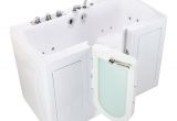 Bathtubs Doors L Ella Tub4two 60 In Acrylic Walk In Whirlpool Bathtub In