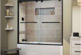 Bathtubs Doors N Black Shower Doors Showers the Home Depot