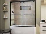 Bathtubs Doors N Black Shower Doors Showers the Home Depot