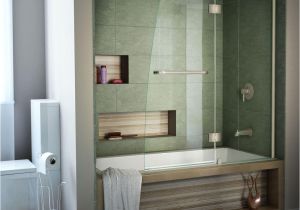 Bathtubs Doors or Dreamline Aqua 48 In X 58 In Semi Framed Pivot Tub