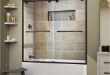 Bathtubs Doors X Dreamline Encore 56 In to 60 In X 58 In Framed bypass