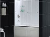 Bathtubs Doors Z Dreamline Infinity Z 56 60 Inch Frameless Sliding Tub
