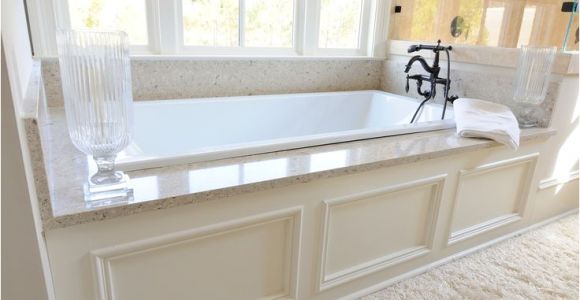 Bathtubs Drop In soaking Traditional Master Bathroom with White Underscore